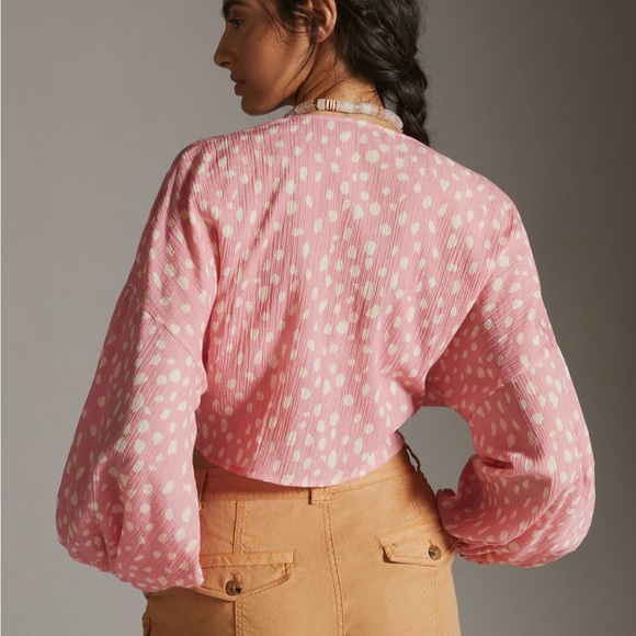 NWT Anthro Tie Front Kimono - Picture 5 of 5